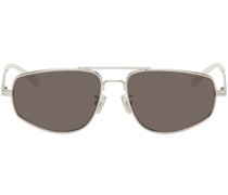 Silver Aviator Sunglasses