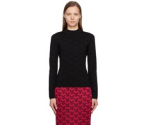 Black La Greca Sweater