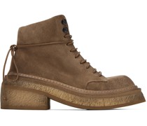 Tan Parata Anfibio Ankle Boots