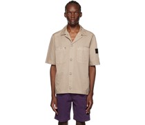 Taupe Patch Shirt