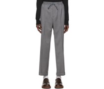 Grey Virgin Wool Trousers