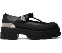 Black Gao Mary Jane Platform Loafers