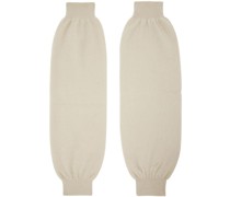 SSENSE Exclusive Beige Large Leg Warmers