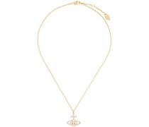 Gold Olympia Pearl Pendant Necklace