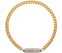 Gold & Silver USB Necklace