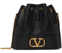 Black Mini VLogo Bag