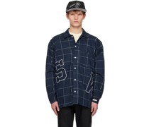 Navy Check Shirt