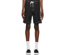 Black Nylon Shorts