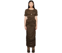 SSENSE Exclusive Brown Markiza Maxi Dress