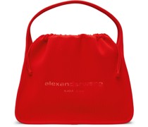 Red Ryan Large Rib Knit Bag