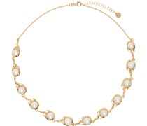 Gold Pearl Spark Choker