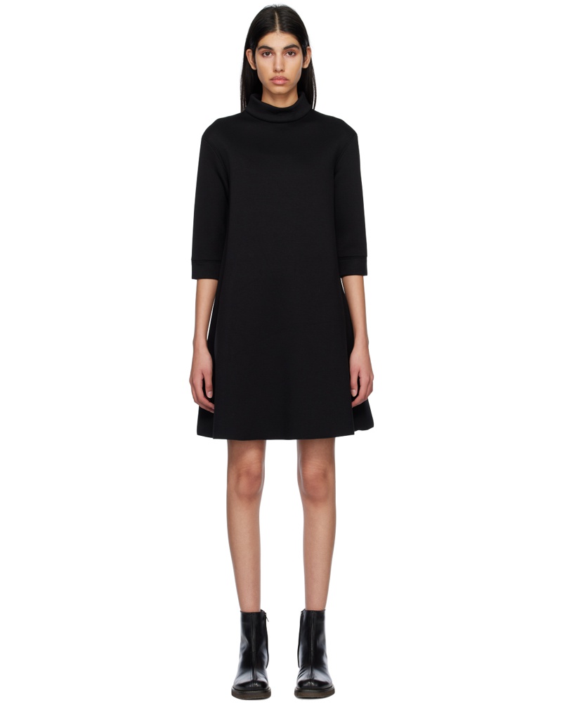 Max Mara Damen Black Crewneck Minidress