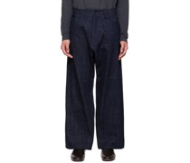 Blue O-Project Drawstring Jeans