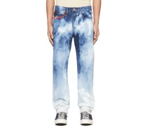 Blue Recycle Punk Jeans