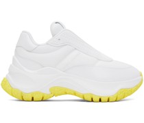 White 'The Lazy Runner' Sneakers