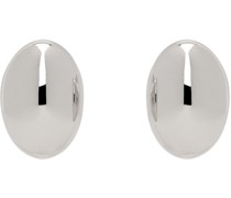 Silver #5132 Medium Egg Shaped Earrings