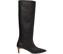 SSENSE Exclusive Black Luxe Western Tall Boots