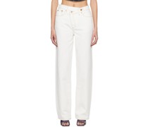 White Relax Jeans