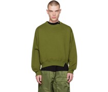 Green Side Zip Sweatshirt