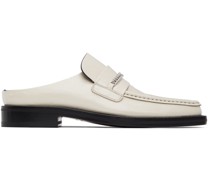Off-White Square Toe Loafers