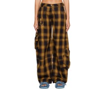 Brown Lawn Trousers