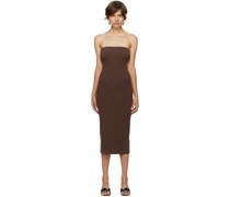 Brown 'The Tube' Convertible Midi Dress