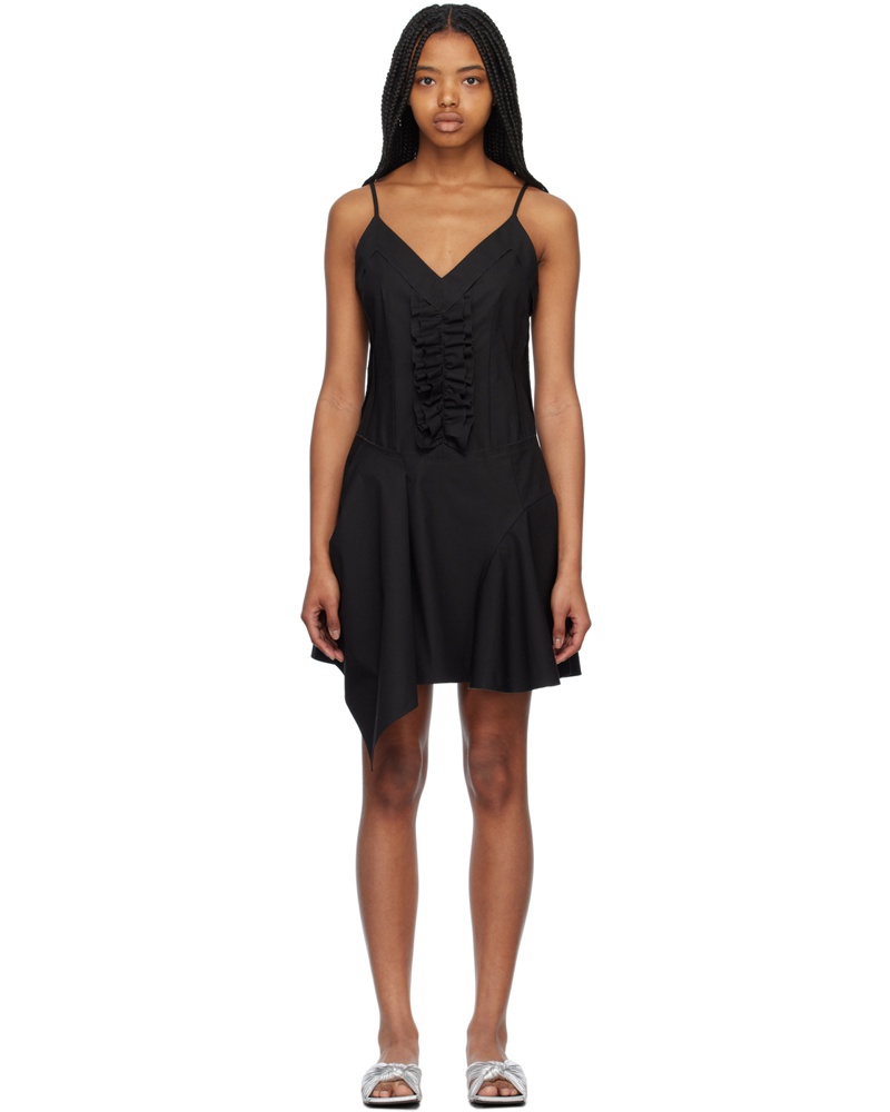 Commission Damen Black Recess Minidress