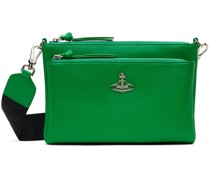 Green Penny DB Pouch Messenger Bag