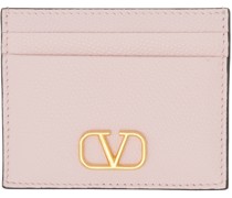Pink VLogo Signature Card Holder