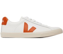 White & Orange Esplar Sneakers