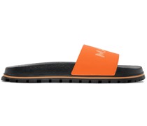Orange 'The Slide' Sandals