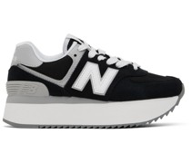 Black 574+ Sneakers
