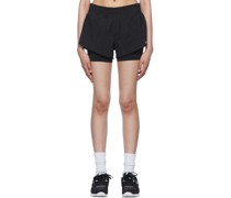 Black Integrated Shorts