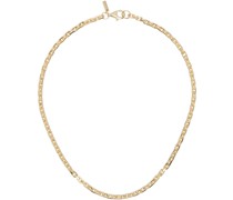Gold Classic Anchor Chain Necklace