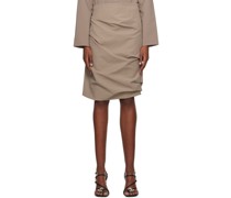 SSENSE Work Capsule – Taupe Remmy Miniskirt