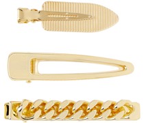 Gold Hair Clip Set