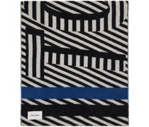 Black & White Football Scarf