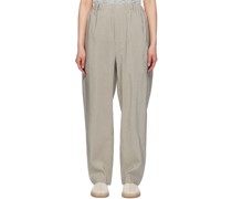 Gray Relaxed Trousers
