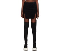 Black Lido Miniskirt