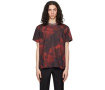 Red & Black Printed T-Shirt