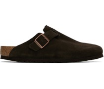 Brown Boston Soft Footbed Clogs