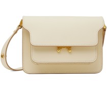 Off-White Saffiano Leather Mini Trunk Bag