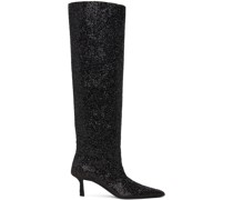Black Viola Slouch Boots