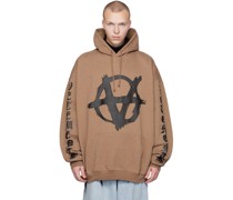 Taupe Reverse Anarchy Hoodie
