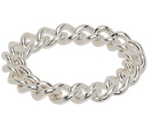 Silver Dave Curb Chain Ring