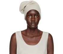 Gray Cashmere Beanie