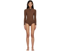 Brown Lotte One-Piece Wetsuit