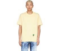 Yellow Vegetable Dyed Lettuce T-Shirt