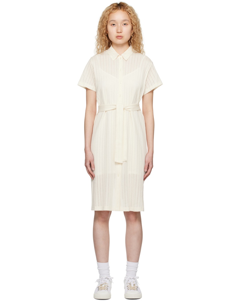 A.P.C. Damen Off-White Marinella Midi Dress