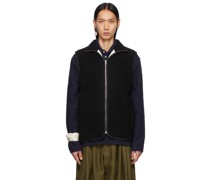 Black Fleece Vest